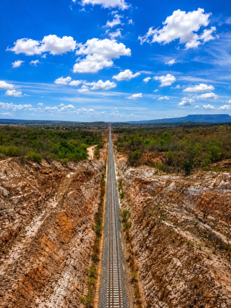 O contrato abrange um trecho de 73,32 quilômetros de extensão da Transnordestina localizado entre os municípios pernambucanos de Custódia e Arcoverde, no Sertão e Agreste do estado. Foto: Ministério do Planejamento e Orçamento