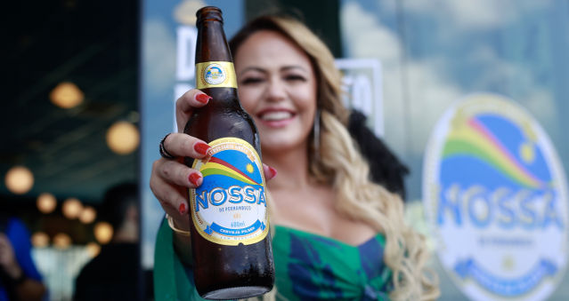 Cervejas regionais: Nossa, de Pernambuco, com mandioca. Foto: Divulgação