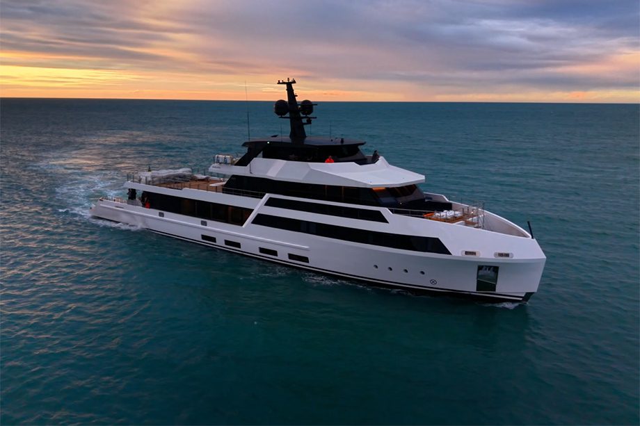 O Enejota, avaliado em cerca de R$ 120 milhões, foi construído pela Inace SuperYachts, em Fortaleza (CE) | Foto: Divulgação/Revista Náutica
