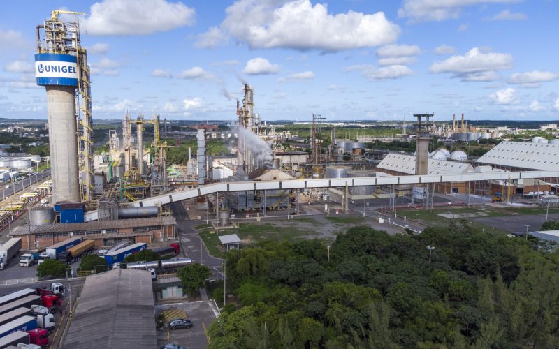 A primeira fábrica de hidrogênio verde do País está sendo construída na Bahia pela Unigel. Foto:Unigel/Divulgação